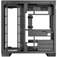 ANTEC Constellation C8 Dual Chamber Case, Gaming, Curve Wood, Full Tower, 2 x USB 3.0 / 1 x USB Type-C, Super wide angle single curved glass with exotic wood, E-ATX, ATX, Micro ATX, ITX