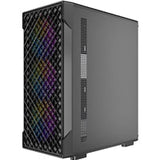 Antec VX320 ARGB  Mid-Tower Gaming PC Case - Pre-Installed 4 x 120mm ARGB Fans, Tempered Glass Side Panel, High-Airflow Mesh Front - ATX/Micro-ATX/ITX