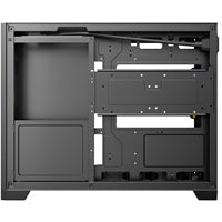 Antec FLUX M Mini Tower PC Case - Tempered Glass, Steel/Plastic, 6 PWM Fans, USB-C, Micro-ATX/ITX Compatibility