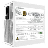 GIGABYTE UD1000GM PG5 1000W PSU V2, ICE, PCIe Gen 5.1, 80 PLUS Gold, Fully Modular Design, 120mm Fan, ATX 3.1 compatible, UK Plug