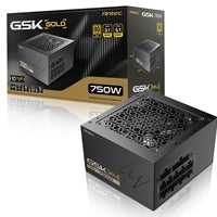 Antec GSK ATX3.1 750W Power Supply V2 - 80 PLUS Gold, Full Modular, PCIe 5.1, JP Capacitors, Zero RPM Manager, 7-Year Warranty