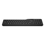 HP 475 Dual-Mode Wireless Keyboard, Bluetooth or 2.4Ghz Wireless, Pair up to 3 Devices, 12 Progammable Keys, Qwerty UK English Layout, Black