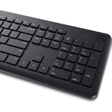 Dell KM3322W-R Wireless Keyboard and Mouse Set for Windows, 2.4GHz Wireless, QWERTY UK English Layout, Black