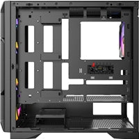 Antec AX1000 ARGB Mid-Tower Gaming PC Case, Full Mesh Front, Tempered Glass, Steel/Plastic,  4 x 120mm ARGB Fans, E-ATX, ATX/Micro-ATX/ITX Compatible