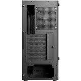 Antec AX26 RGB Elite Mid-Tower Gaming PC Case - Pre-Installed 4 x 120mm Fixed-RGB Fans, Tempered Glass Side Panel, High-Airflow Mesh Front - ATX/Micro-ATX/ITX