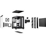 be quiet! Light Base 500 LX BGW85 Mid-Tower Case, Tempered Glass, 4 x ARGB Light Wings LX Fans, High Airflow ATX Case, USB-C 10Gbps, 400mm GPU Support, Vertical GPU Mount, Black