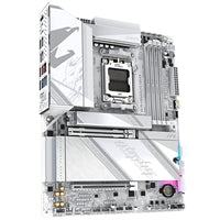 Gigabyte X870 AORUS ELITE X3D ICE AMD AM5 Socket Motherboard, ATX, 4x DDR5 Slots, 4x M.2 Socket, 5GbE LAN, WiFi 7, 1x HDMI Port / 2x USB-C (USB4)