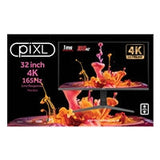 piXL CM32G7 32 Inch 144Hz 4K Widescreen IPS Gaming Monitor with AMD FreeSync & Nvidia G-Sync, 3840 x 2160 Resolution, 1ms Response Time, 144Hz Refresh Rate, HDMI, DisplayPort, USB-C, USB-A, RGB Lighting, VESA Mount & Height Adjust