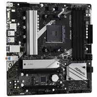 ASRock A520M PRO4 Super Alloy AMD AM4 Socket Motherboard, Micro-ATX, 4x DDR4 Slots, 1x M.2 Socket, GbE LAN, 1x D-Sub / 1x DisplayPort / 1x HDMI Port