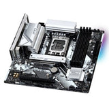 ASRock B760M PRO RS Intel 1700 Socket Motherboard, Micro-ATX, 4x DDR5 Slots, 3x M.2 Socket, Fitted I/O Shield, 2.5GbE LAN, 1x DisplayPort / 1x HDMI Port
