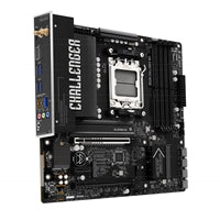 ASRock B850M Challenger WiFi AMD AM5 Socket Motherboard, Micro-ATX, 4x DDR5 Slots, 2x M.2 Socket, Fitted I/O Shield, 2.5GbE LAN, Wi-Fi 7, 1x HDMI Port