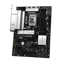 ASRock B860 Rock WiFi 7 Intel 1851 Socket Motherboard, ATX, 4x DDR5 Slots, 3x M.2 Socket, Fitted I/O Shield, 2.5GbE LAN, Wi-Fi 7, 1x HDMI Port