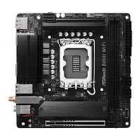 ASRock B860I WiFi Intel 1851 Socket Motherboard, Mini-ITX, 2x DDR5 Slots, 2x M.2 Socket, 2.5GbE + 1GbE LAN, Wi-Fi 6E, 1x DisplayPort / 1x HDMI Port