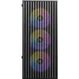 Antec AX27 RGB Elite Mid-Tower Gaming PC Case with Tempered Glass, Full Mesh Front Panel, 4 Pre-installed 120mm Fixed-RGB Fans, ATX/Micro-ATX/ITX Compatible, Black