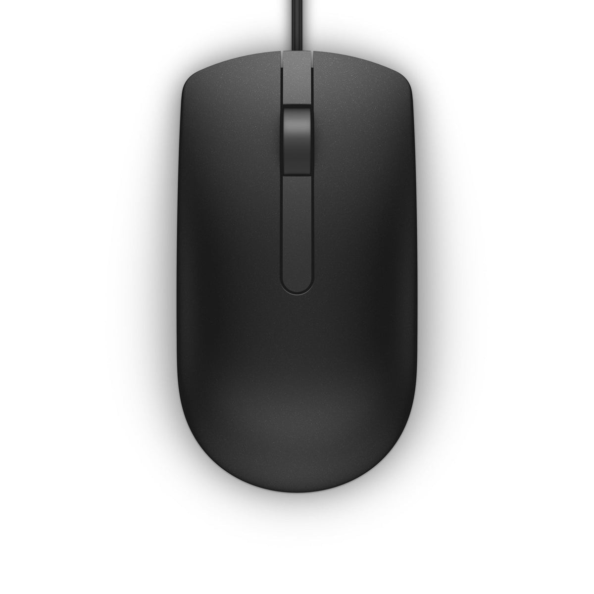 Dell MS116 Wired USB Mouse, 2-Buttons, 1000dpi and Optical Tracking, Ambidextrous Design for PC, Mac and Laptop, Black