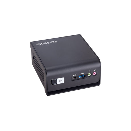 Gigabyte BRIX (GB-BMPD-6005) Barebone Kit, Intel Pentium Silver N6005 2.8GHz Quad Core CPU,1 x DDR4 SO-DIMM Slot, 1 x M.2 2280 Slot, 1 x 2.5 Inch SATA Slot, Dual Band Wi-Fi & Bluetooth 4.2