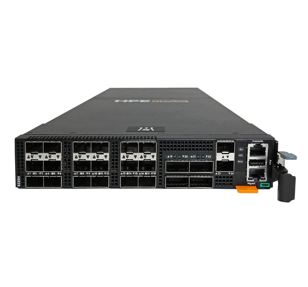 Hewlett Packard Enterprise Aruba Networking CX 8325H 18p SFP28 25G 4p QSFP28 100G Front‑to‑Back 4xFan 2xPSU Switch