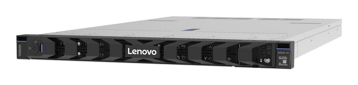 Lenovo 2x Intel Xeon 6740E, 16x 64GB, VROC optional, 4x 2.5" NVMe; Open bay, 3x x16 G5 (FH,LP,LP), 2x2000W TT Prem
