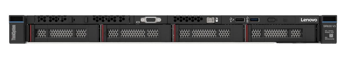 Lenovo 1x Intel Xeon Silver 4510, 1x 32GB 1Rx4, 940-8i 4GB, 4x 3.5" SAS; Open bay, 2x LP Gen4, 1x1100W Titanium