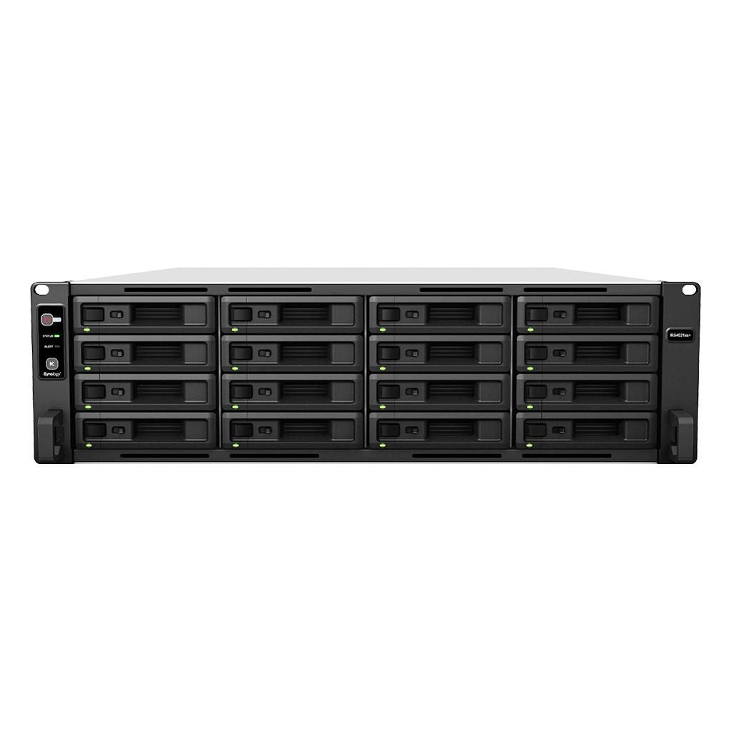 Synology 256TB, Intel Xeon D-1541, 16 GB DDR4 ECC UDIMM, 3U, 2 x USB 3.2 Gen 1, 2 x Expansion, 4 x 1GbE RJ-45, 2 x 10GbE RJ-45