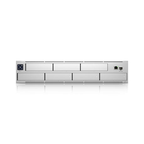 Ubiquiti UNVR-PRO UniFi Protect 7 Bay Network Video Recorder Pro, UniFi Protect Console, 7x 2.5/3.5 Inch Drive Bays, 10G SFP+ Port, Gigabit RJ45 Port, 2U Rack, 1.3 Inch Touchscreen