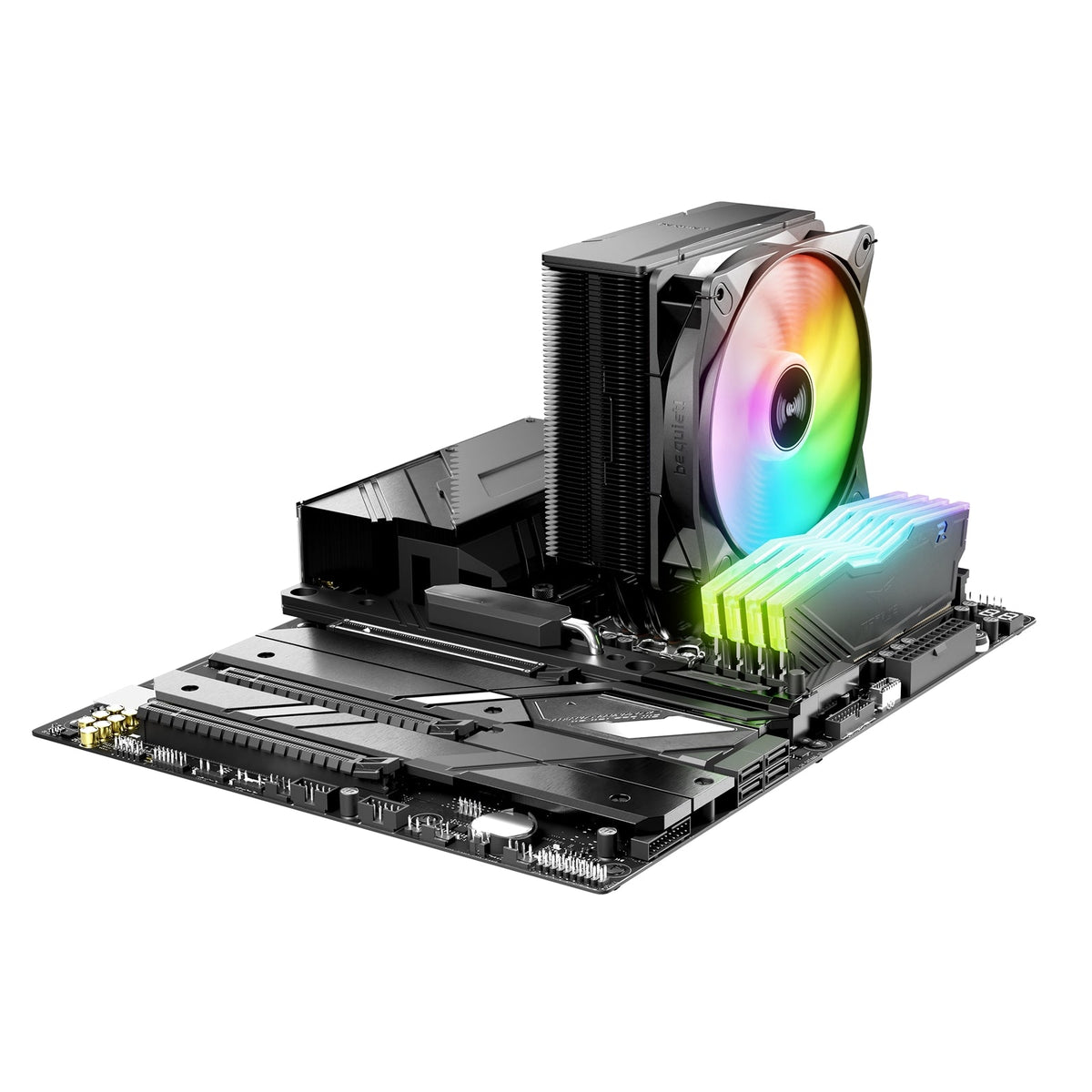 be quiet! Pure Rock 3 LX CPU Cooler, Universal Socket, Pure Wings 3 PWM Fan, 2000RPM, only 31.2dB(A) at maximum fan speed, 190W TDP, 3-year manufacturer's warranty