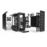 be quiet! Silent Base 802 Case, Black, Mid Tower, 2 x USB 3.2 Gen 1 Type-A / 1 x USB 3.2 Gen 2 Type-C, 10mm Front & Side Sound-Dampening Mats, 3 x Pure Wings 2 140mm Black PWM Fans Included, Interchangeable Top & Front Panels