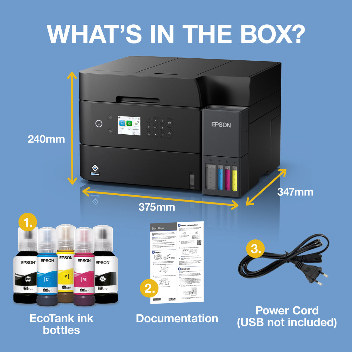 Epson EcoTank ET-3950 Inkjet A4 4800 x 1200 DPI 35 ppm Wi-Fi