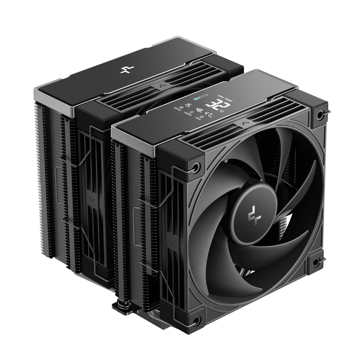 DeepCool AK620 G2 DIGITAL NYX Dual Tower CPU Cooler, Black, 2 x 120mm Fan,  6 x advanced  Copper Heatpipes, Intel/AMD