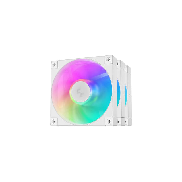 DeepCool FD12 120mm ARGB 3 in 1 case fan White
