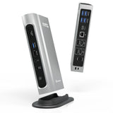 Plugable TBT4-UDZ ThunderBolt 4 Quad Monitor 100W USB-C PD 2.5GbE Docking Station