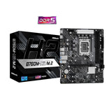 ASRock B760M-H2/M.2 Intel 1700 Socket Motherboard, Micro-ATX, 2x DDR5 Slots, 2x M.2 Socket, 2.5GbE LAN, 2x HDMI Port