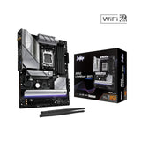 ASRock B850 LiveMixer WiFi AMD AM5 Socket Motherboard, ATX, 4x DDR5 Slots, 3x M.2 Sockets, Fitted I/O Shield, 2.5GbE LAN, Wi-Fi 7, 1x DisplayPort / 1x HDMI Port