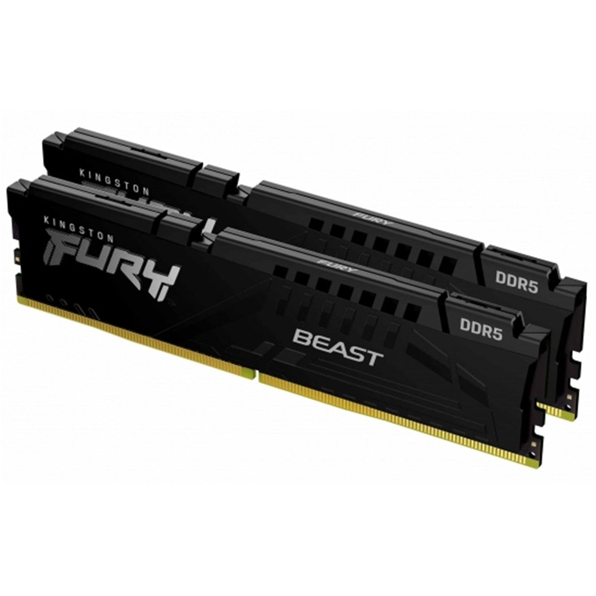 Kingston FURY Beast KF560C36BBE2K2-64 64GB (2x 32GB) DIMM System Memory, 6000MHz, DDR5, CL36, Black, Intel XMP, AMD EXPO