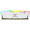 TEAM DELTA 16GB DESKTOP MEMORY, RGB, DDR4, 3200MHZ, CL16,  WHITE