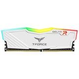 TEAM DELTA 16GB DESKTOP MEMORY, RGB, DDR4, 3200MHZ, CL16,  WHITE